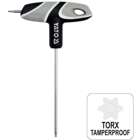 Clé à douille avec poignée, T25 Torx longueur 196 mm