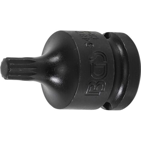 Clé à douille BGS 5487-m8 acier chrome-molybdène 12.5 mm