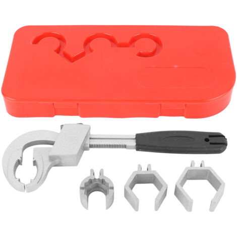 Clé à Douille Double Universelle Réglable pour Robinet et Vanne, Outil Multifonction Plomberie