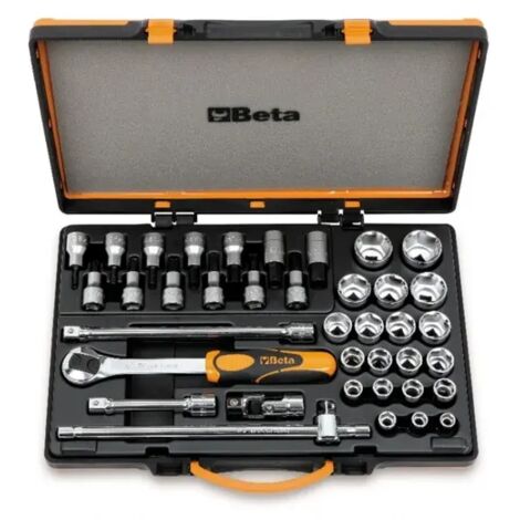 Clé à douille et jeu d'accessoires 1/2 bêta 920b/c33 - 38
