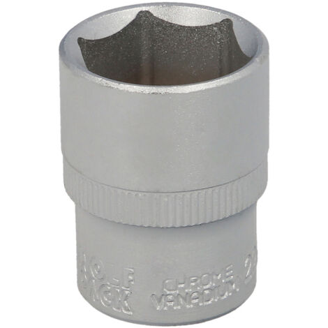 Clé à douille hexagonale 1/2" 22 mm.