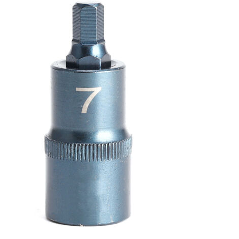 Clé à douille hexagonale 1/2 pouce rapide en acier allié S2 bleui pour outillage manuel et quincaillerie