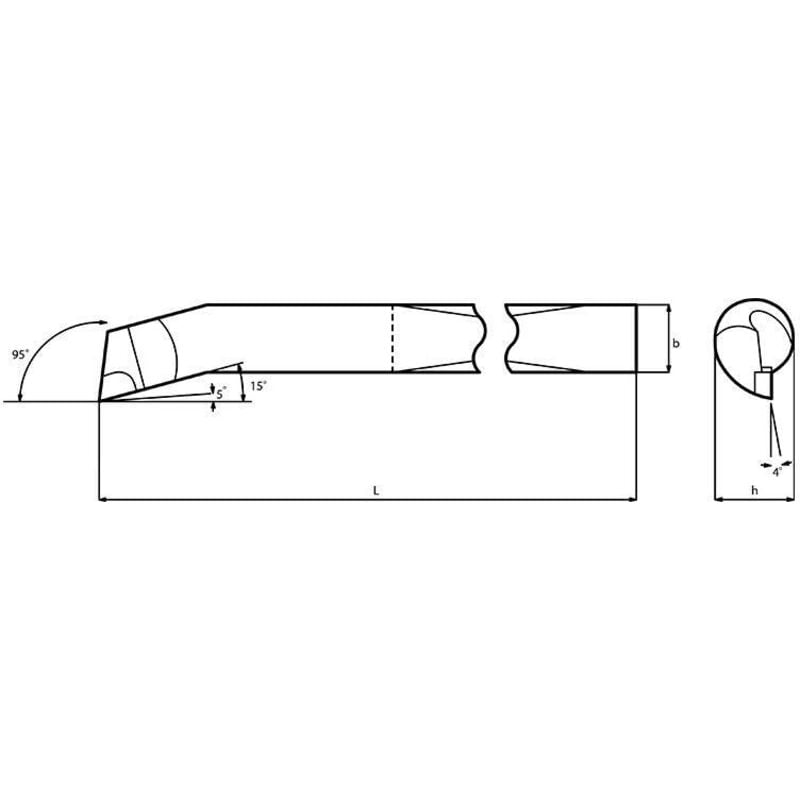 Fervi - Cle a douille longue a choc renforcee 22 mm 1