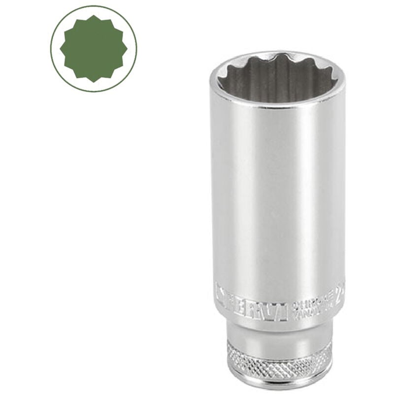 Fervi - Cle a douille polygonale longue 24 mm 1/2