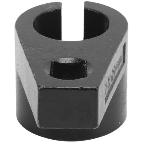 Clé à Douille pour Capteur d'Oxygène en Acier Chrome Vanadium, Outil de Démontage 22mm Noir