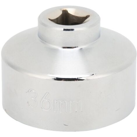Clé à douille pour filtre à huile 36 mm Outil de retrait de capuchon de remplacement en acier robuste pour Mercedes
