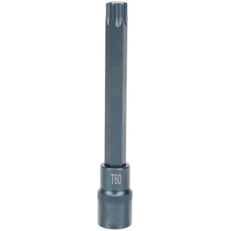 Clé à douille rapide électrique en acier allié S2, emballage blister bleu, dimensions 1/2"x150mmxT60