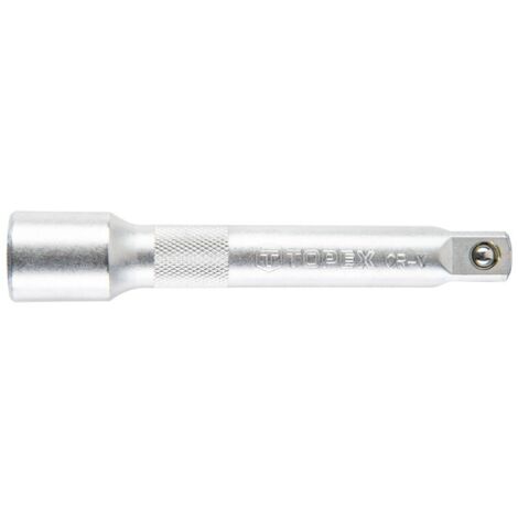 Clé à douille Topex 38d553 acier chrome vanadium 12.5 cm