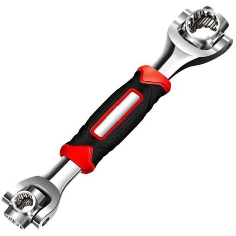Clé à douille universelle - 52 en 1 - Acier inoxydable - Rotation multi-tête - Design compact