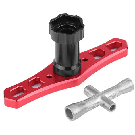 Clé à douilles de 17mm pour écrous de roue, embouts hexagonaux M2 à M4 pour modèles réduits voitures/avions