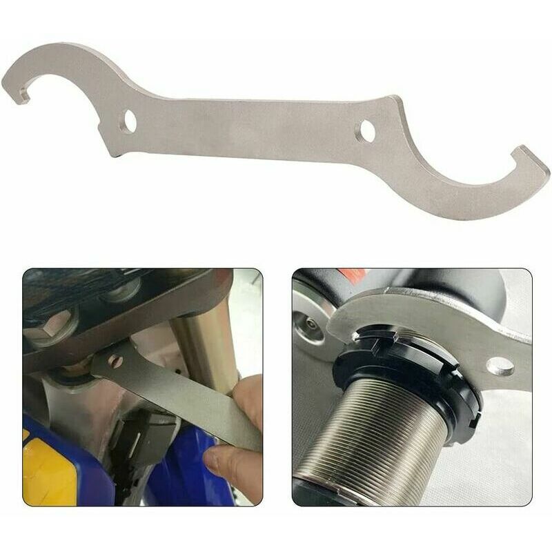 KZQ - Clé à Ergot pour Amortisseur Arrière et Direction pour Moto Kawasaki, Suzuki, Yamaha, sx, sxf, yz, yzf, wrf, crf, kx, kxf, rm, rmz, drz de 125