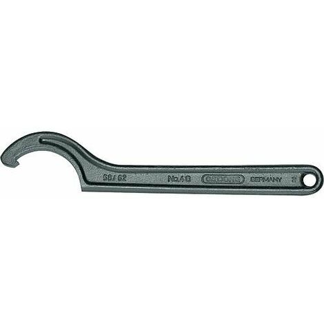 Cle a ergots pour ecrous a encoche Dim 58 - 62, Longueur 240 mm (G)
