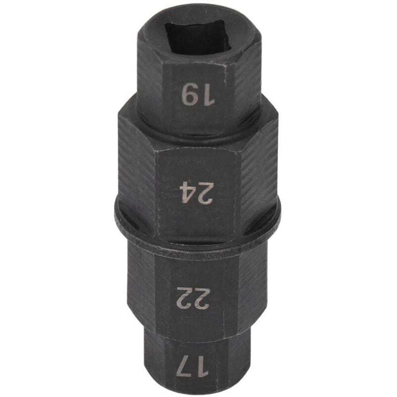 Image of Clé À Essieu Hexagonal Moto Outil Extraction Broche Roue Avant 17 19 22 24mm Noir