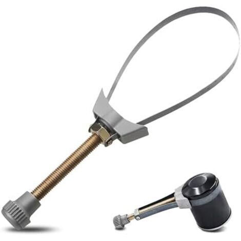 Clé à Filtre Huile Universelle 60-120 mm - Outil Démonte Ajustable pour Voitures, Moto, Camions Bande Métallique Réglable Résistante