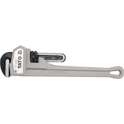 Cle a griffe 350 mm 14 pouces stillson corps aluminium legere et maniable