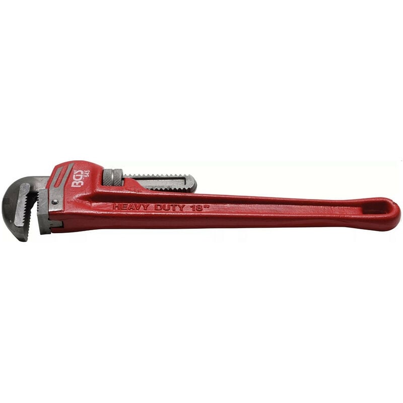 Bgs Technic - Cle a griffe 450 mm 18 pouces de plombier stillson bgs pro serre tube 1 main