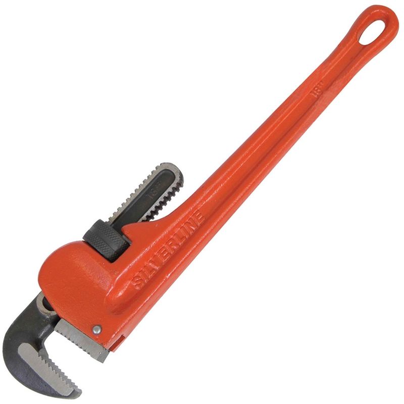 Silverline - clé à griffe stillson expert long. 250 mm - mâch. 50 mm 633620