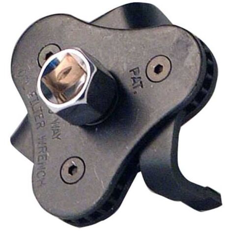 Clé à griffes ajustable PRECISION STEEL Ø66–110 mm cuerpo negro hex 6 puntos