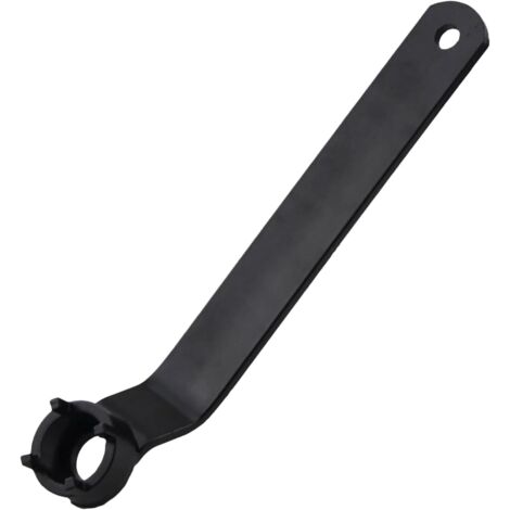 Clé à meuleuse d'angle, clé à quatre mors - noire