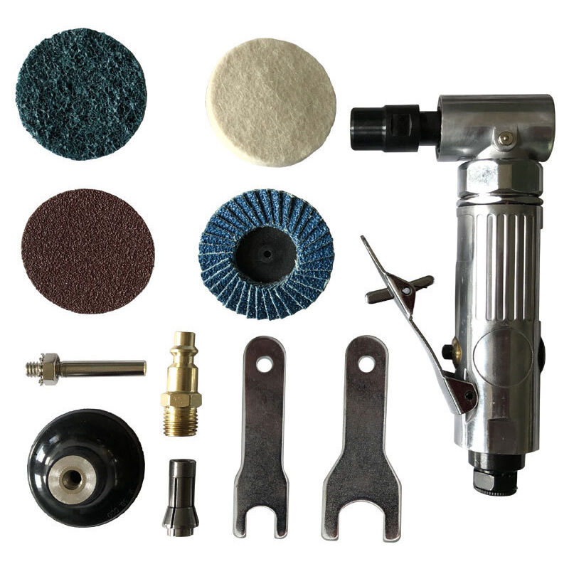 Sjqka - Clé à molette 1/4' pour meuleuse pneumatique à 90 degrés avec meuleuse à air comprimé