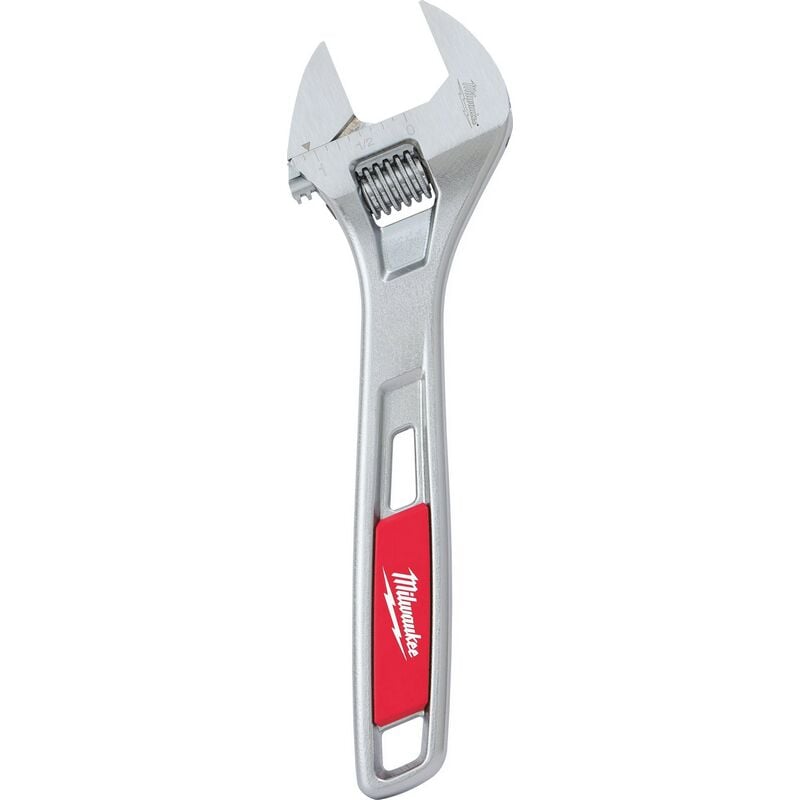 Milwaukee - Clé à molette mâchoire extra large, ergonomique, en acier chrome Taille: 300 mm