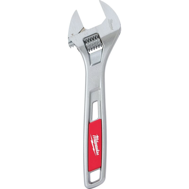 Milwaukee - Clé à molette mâchoire extra large, ergonomique, en acier chrome Taille: 380 mm