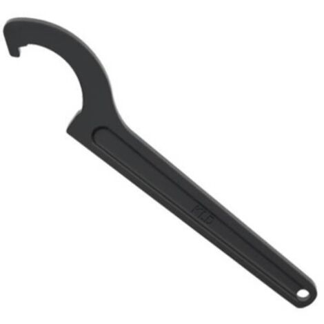 Clé à molette, clé à ergots crantée, pour écrous crantés, tailles 28 à 32 mm, Épaisseur de la tête 5 mm, clé plate