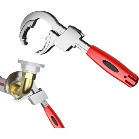 Clé à Molette Clé Pour Évier Réglable Portable pour Douche, Lavabo,