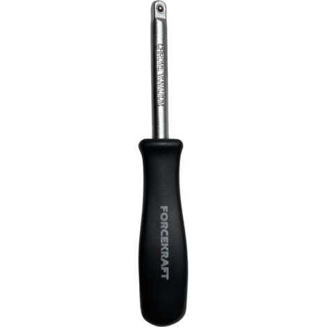 Clé à molette FORCEKRAFT, tournevis à douille hexagonale 1/4" avec poignée, 150 mm