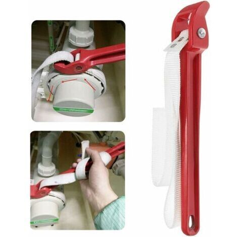 Clé à molette réglable 30,5 cm – Largeur d'ouverture 3 cm – Poignée antidérapante 30 cm – Outil de retrait filtre à huile