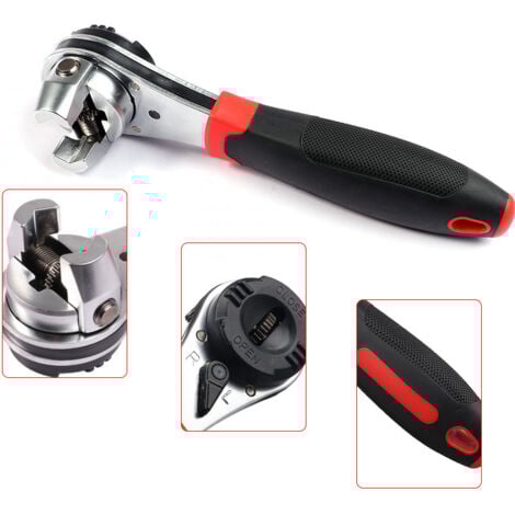 Lot De 5 Clés à Cliquet De Poche à Tête Flexible Nano à