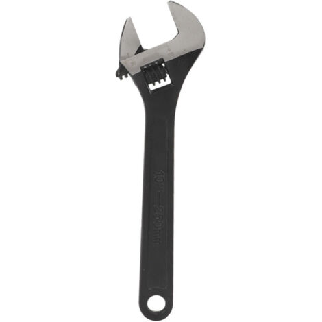 Clé à molette réglable en acier 45 avec trou de suspension plus grand pour usage professionnel domestique et industriel 10 pouces/250 mm