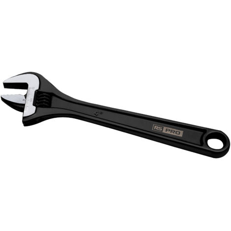 Clé à molette RS PRO, Ouverture 14.5mm, Long. 115 mm, Acier chrome vanadium ( Prix pour 1 )
