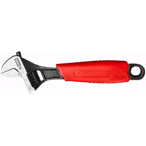 Clé à molette RS PRO, Ouverture 24mm, Long. 160 mm, Acier au chrome-vanadium ( Prix pour 1 )