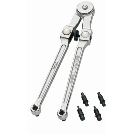 Clé à molette SAM, Long. 250 mm, Acier chrome vanadium ( Prix pour 1 )