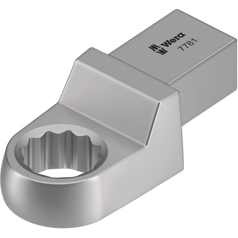Clé à oeil interchangeable WERA 4 pans 14x18mm, Forme B SW19