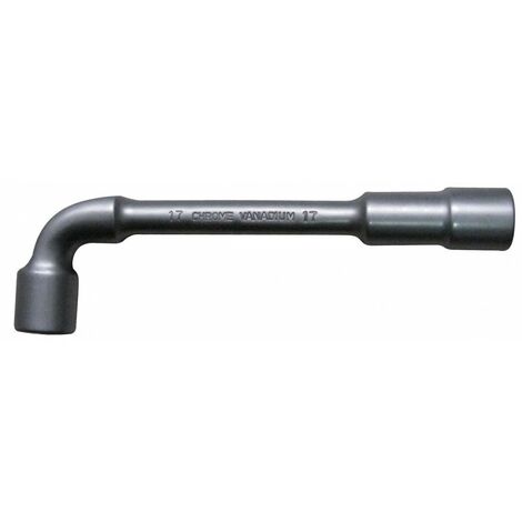 Cle a pipe debouchee 32 mm longueur 345 mm chrome vanadium 6 pans