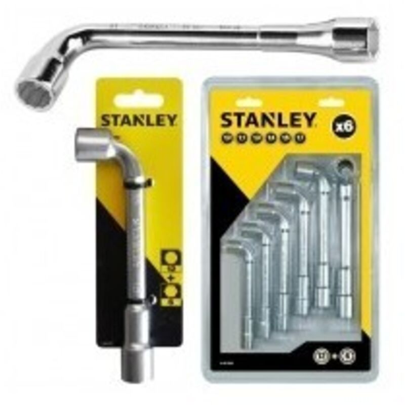 Clé à pipe débouchée 6x12 pans STANLEY 2 86 696 19 mm - vue 2