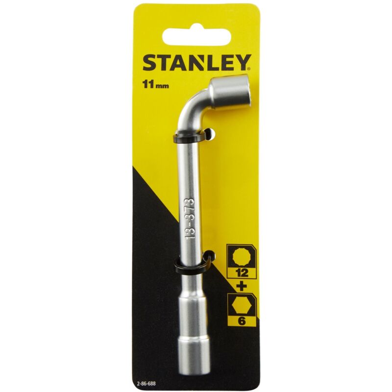 Clé à pipe débouchée STANLEY 13 mm Acier chrome vanadium Profil Max iDrive - vue 2