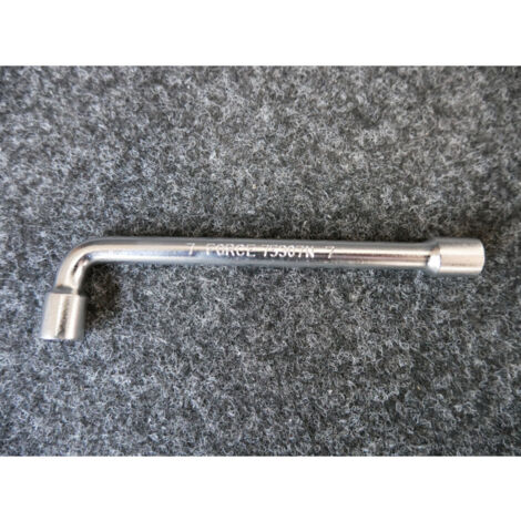 Clé à pipe 6 pans 7mm acier chromé non-isolée GS141-7
