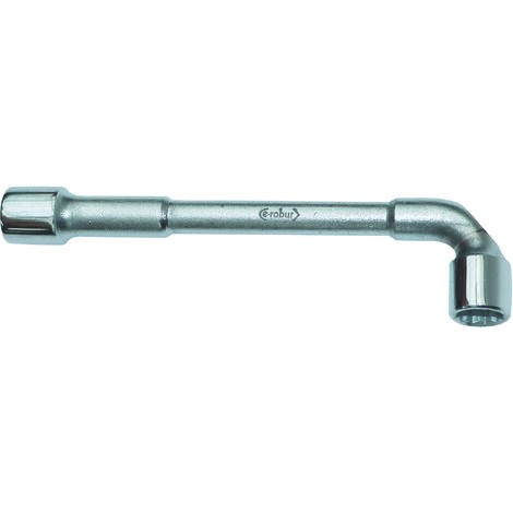 clé à pipe - débouchée - 19 mm - 6 x 12 pans - agi robur 391219
