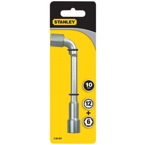 Clé à pipe débouchée 6x12 pans - Cle : 10 - STANLEY