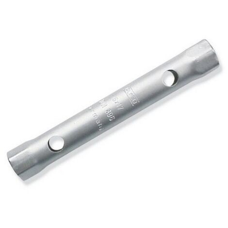 Clé à pipe hexagonale 2 mâchoires corps rond 16-17Mm Alyco 191530