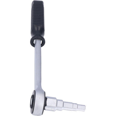 Clé à radiateur à cliquet avec embouts amovibles pour joints de radiateur