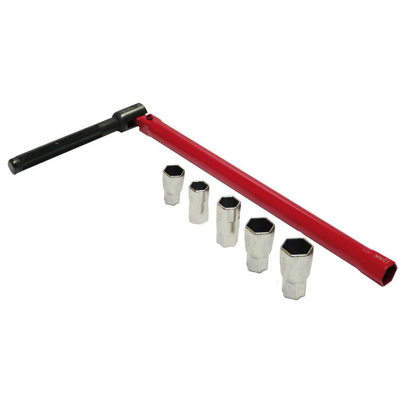 Mejix - Composition de clé à robinet 13mm + 4 douilles 180498