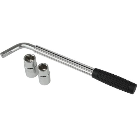 Clé à roue télescopique Dedra 17m054 acier carbone 53 cm