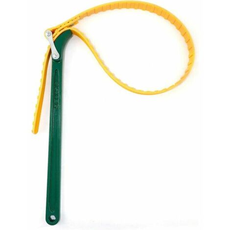 Clé à sangle 375 mm, clé à sangle pour filtre à huile, 980 mm, Ø maxi 260 mm