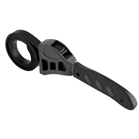 Clé à Sangle 500 mm Clé à Molette Réglable Clef à Sangle Universel Filtre à Huile Serre-écrou Outil pour Ouvre Objets de Garage de Cuisine à Domicile de Toute Forme