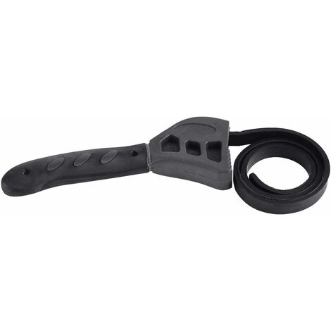 Clé à Sangle, 500 mm Clef à Sangle Universel, Couvercles de Pot Caoutchouc Sangle Serrer Desserrer Clé Universelle, clé à molette de Filtre à Huile Outil de Plomberie Utilisé par Les Mécaniciens