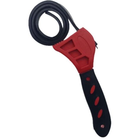 Clé à Sangle, Clés à Filtre à Huile Universel, Clé à Tuyau en Caoutchouc, Clé à Sangle Réglable, Ouvre-Bocal à Ceinture, Clef à Sangle en Caoutchouc,Clé à Tuyau Multifonction,Pour Mécanicien Pl